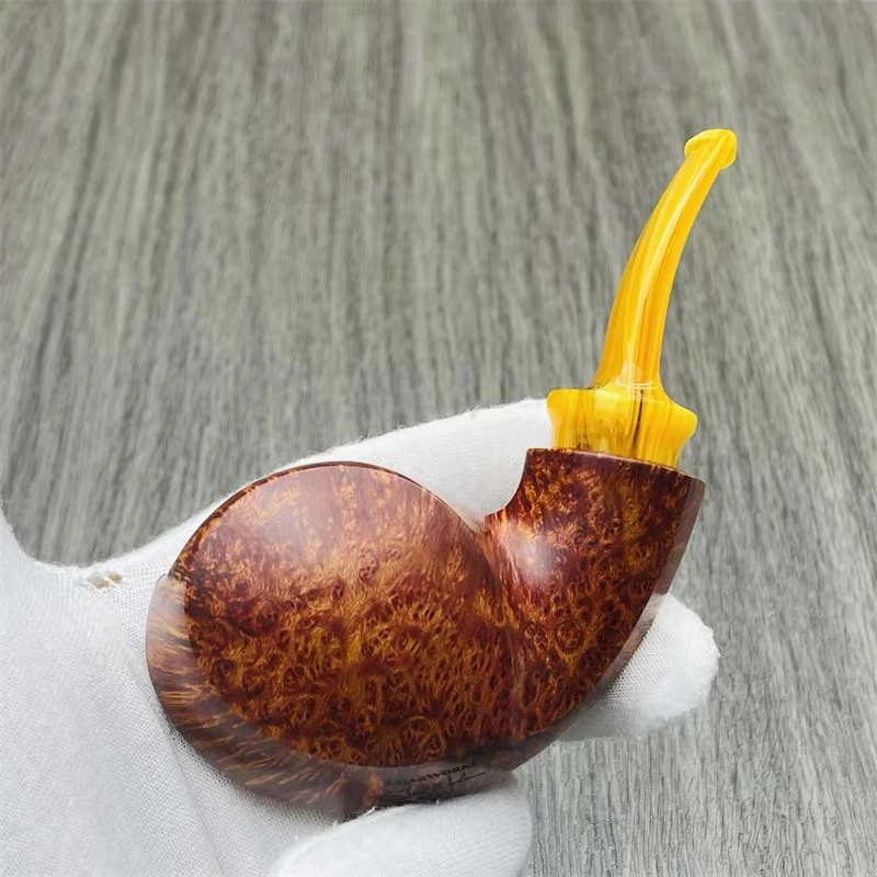 聚斗阁/美国Todd Johnson M Briar Works 石楠木手工烟斗双面股