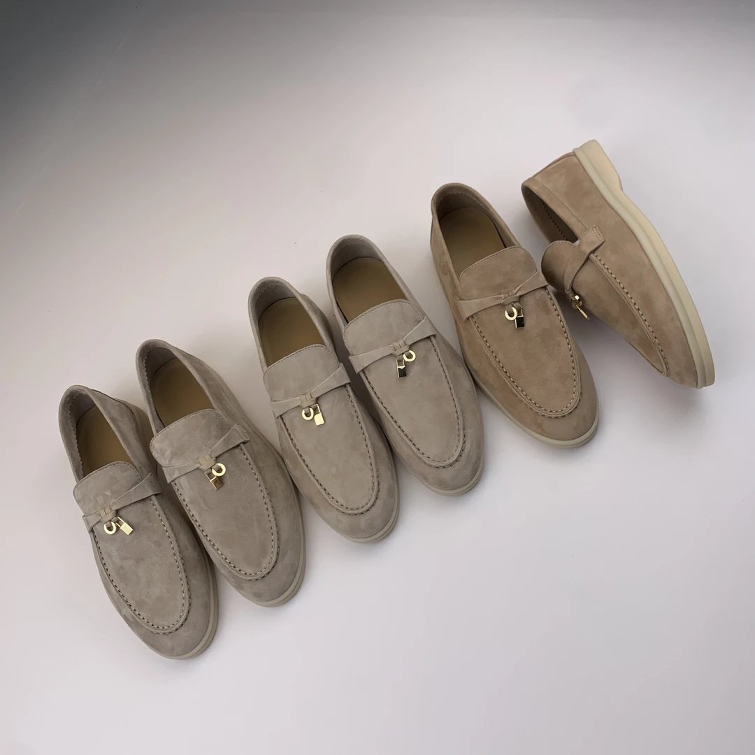 软底真皮柔软百搭乐福鞋时尚平底懒人鞋四季单鞋女鞋