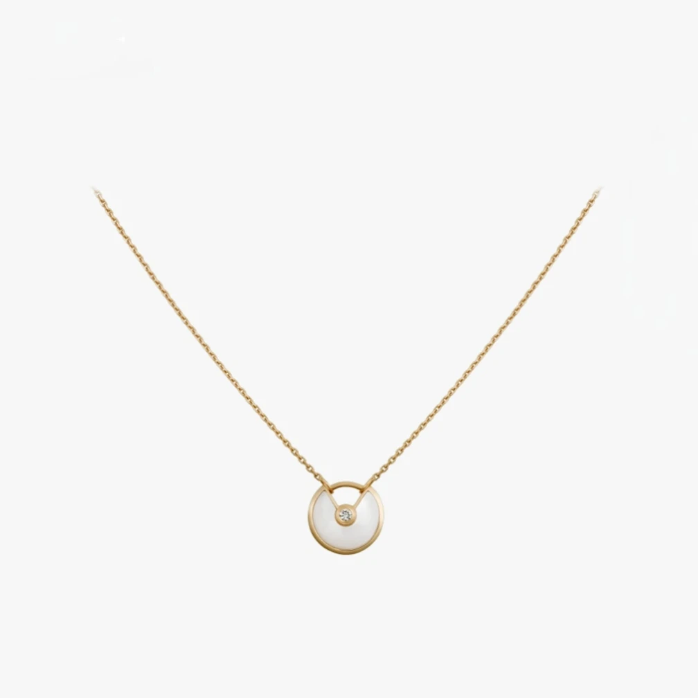 99新 Cartier/卡地亚 18k金超小号护身符项链 多色可选 吊坠 12mm