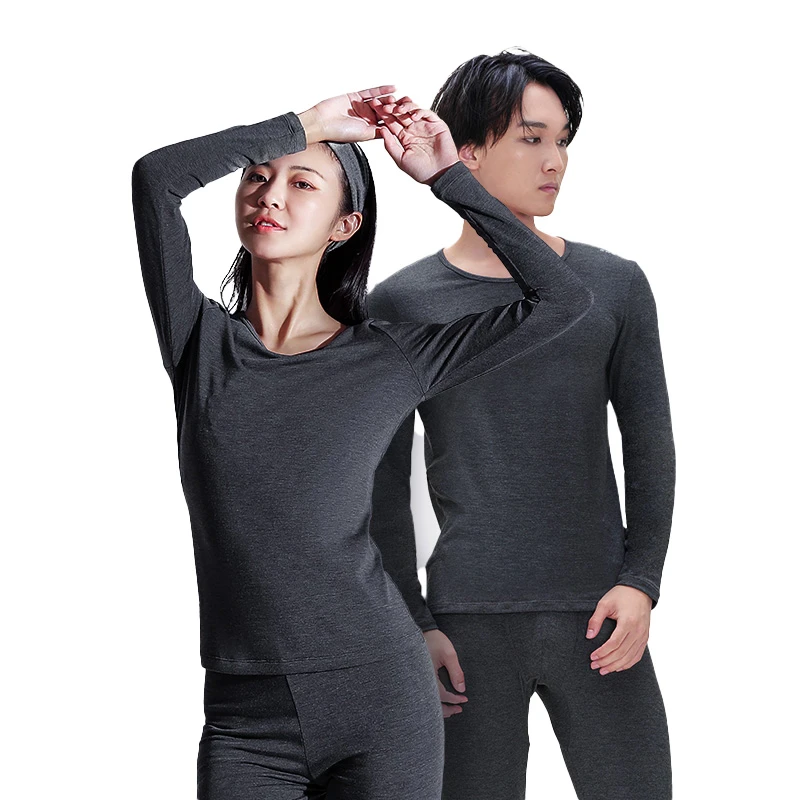 乐人家族女款暖绒打底衣 保暖套 暖暖衣女士
