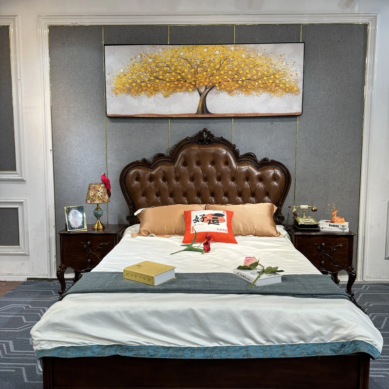 DC366床1.5 1810*2150*1650内空1.5*2 96孔  美式大床