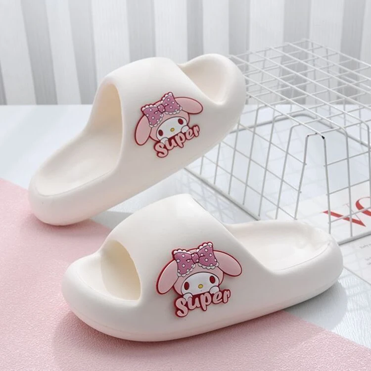 拖鞋女EVA软底踩屎感居家外穿防滑厚底可爱卡通情侣防臭拖鞋女款