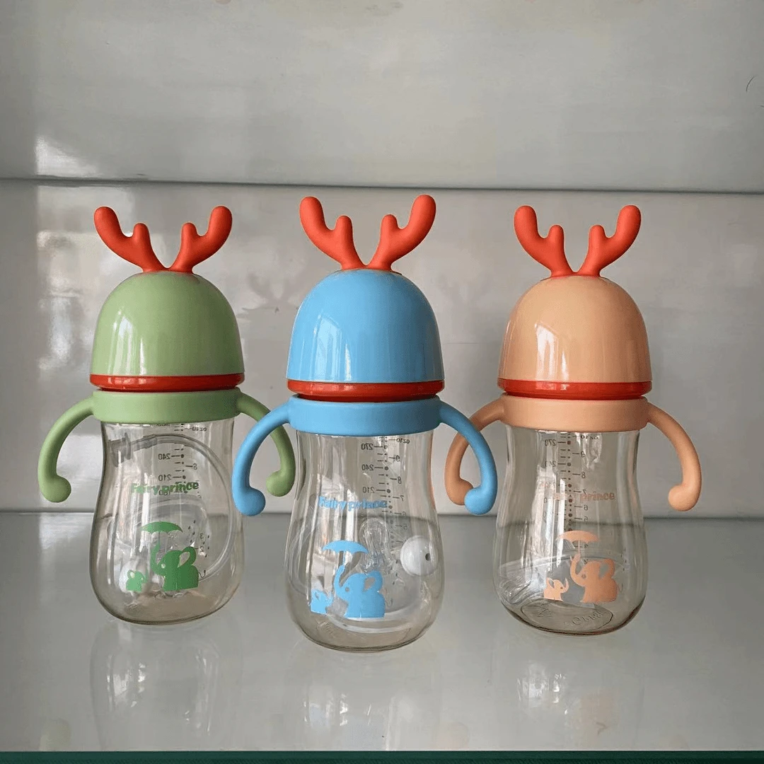 小超人鹿角水杯奶瓶两用款