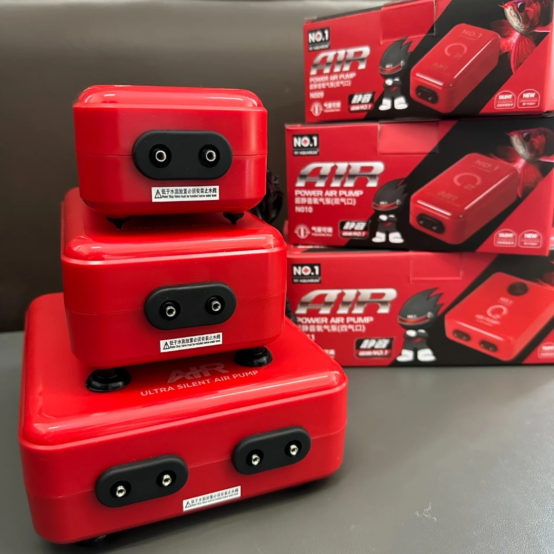 【粉丝专享】鱼缸氧气泵增氧机静音大气量鱼缸卖鱼养鱼双孔打氧泵