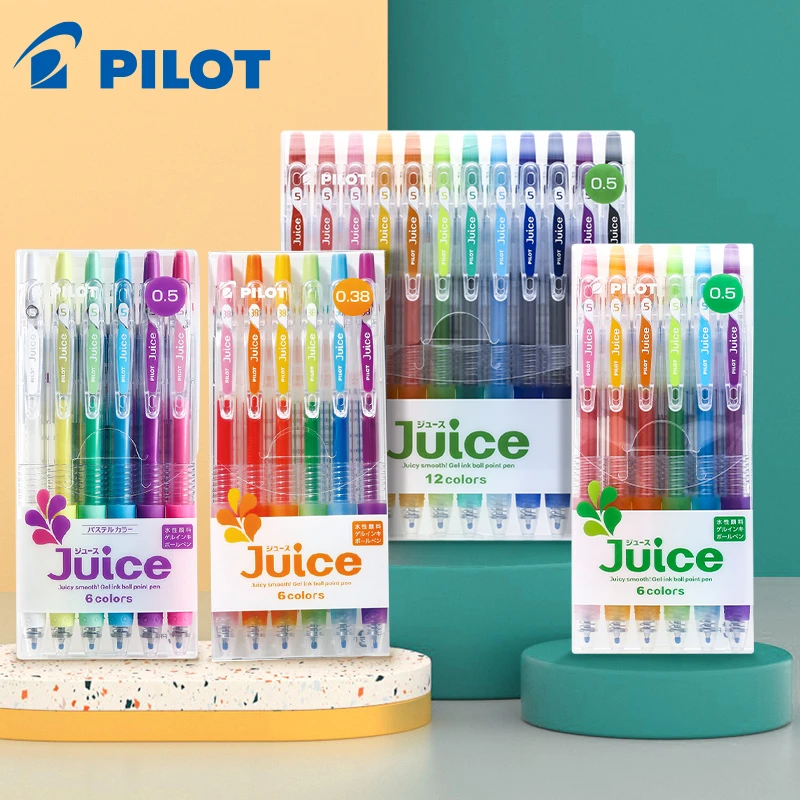 [百乐彩色果汁笔]日本Pilot百乐JUICE果汁笔彩色中性笔金属中性笔