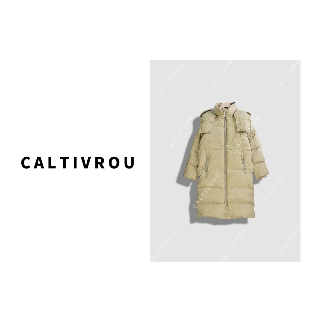 Caltivrou【现货】中长款加厚过膝羽绒服-A903-Y8566
