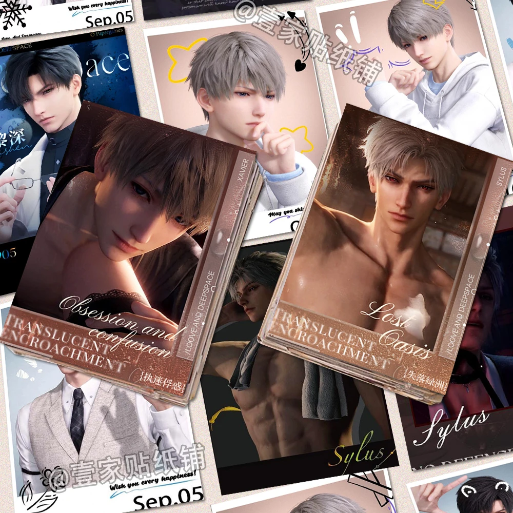 54张恋与深空拍立得贴纸高颜值ins人物周边装饰笔记本桌面防水贴