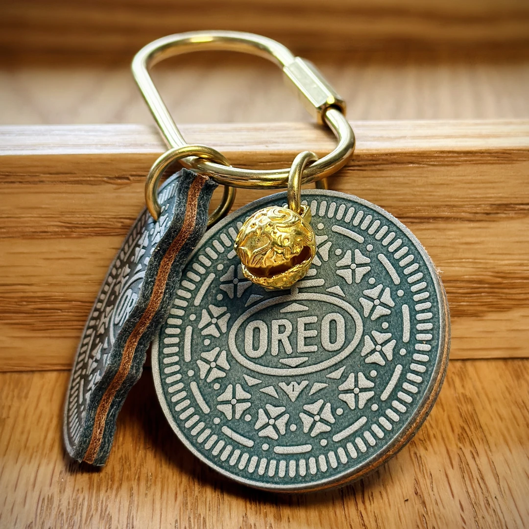 本哥家真皮钥匙扣挂件