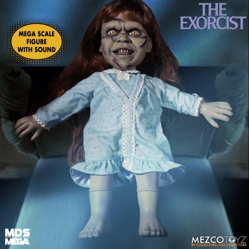 【现货】Mezco驱魔人1973 芮根 15寸 发声可动人偶