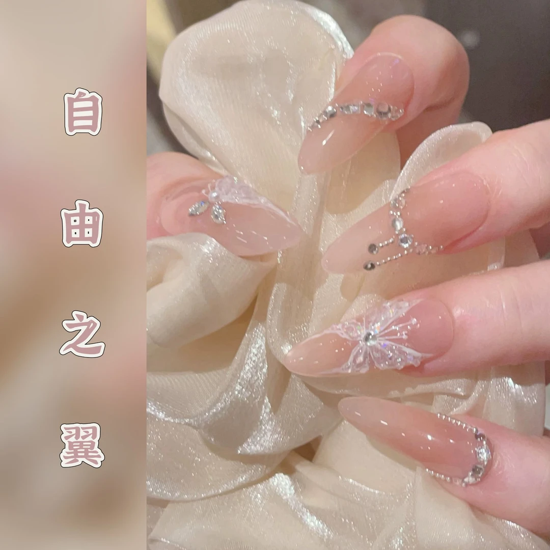 XIAYIYI「自由之翼」 纯手工穿戴甲10片装