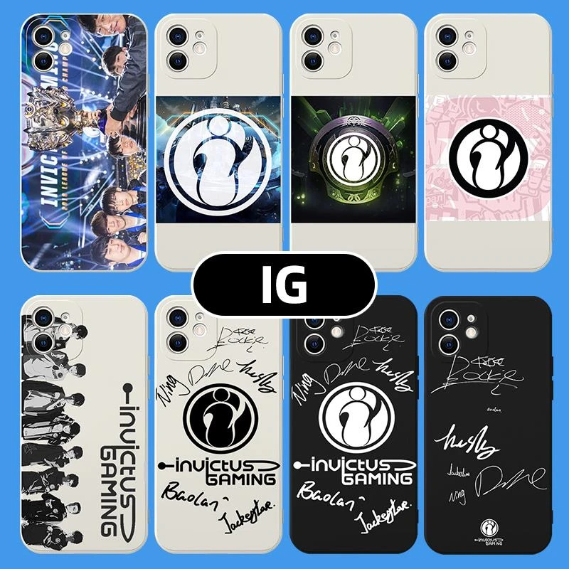 IG手机壳iPhone14华为mate60pro战队lol苹果15promax周边x适用xr