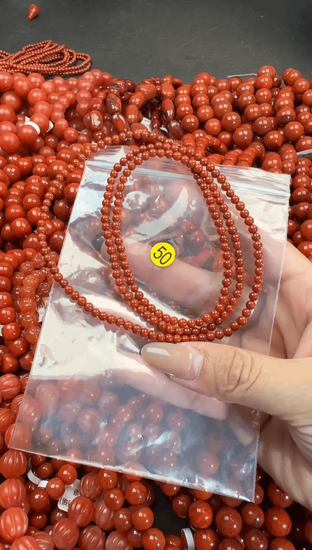 【闪购商品】南红玛瑙手链未镶嵌3+