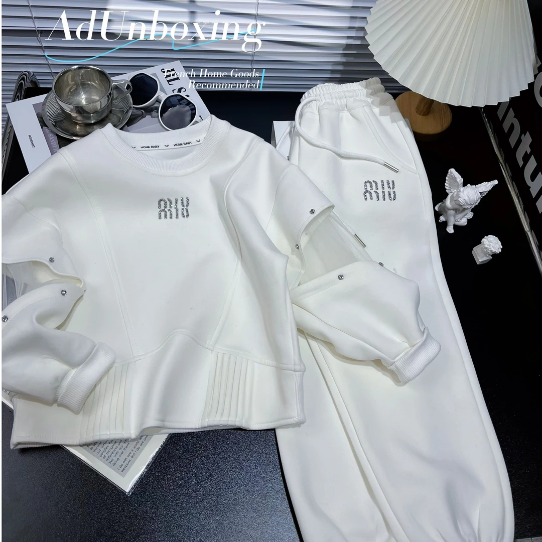 〖ANDI〗订制2024秋季新款中大童圆领休闲套装2098