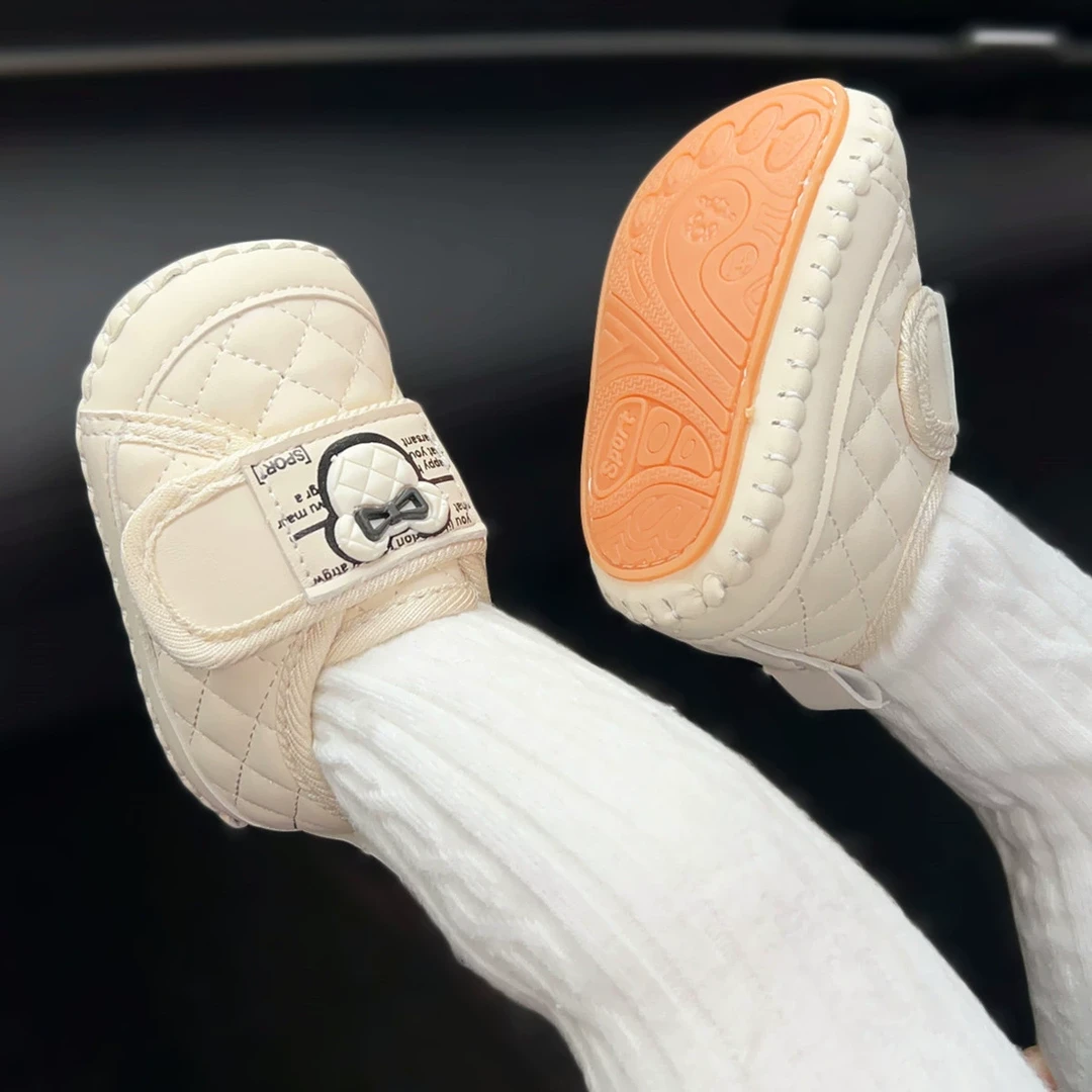 冬季一岁宝宝学步鞋软底6-12个月婴儿加绒加厚保暖棉鞋婴幼儿鞋子