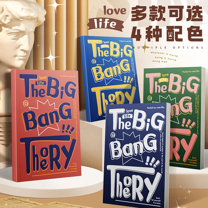 小红书同款B5美式复古日记本直背便宜A5加厚简约笔记本高中生专用