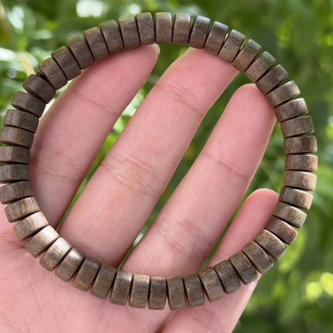 WW22 绿檀手串7mm