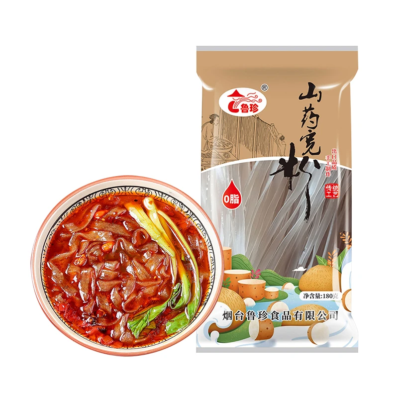 【破冰专属】鲁珍山药宽粉0脂炖炒凉拌火锅宽粉180g*6袋