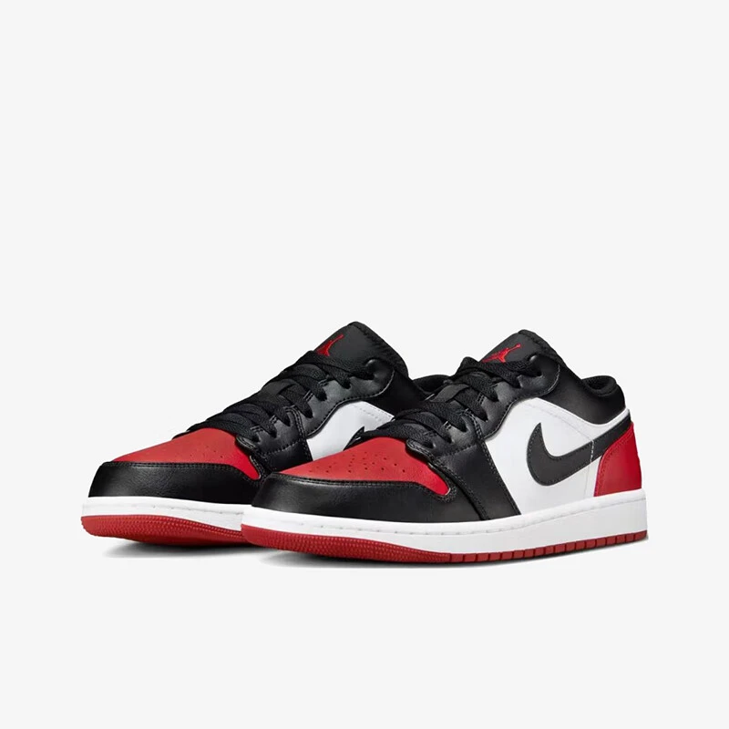 Nike/耐克男子Air Jordan 1黑红脚趾休闲板鞋 553558-161