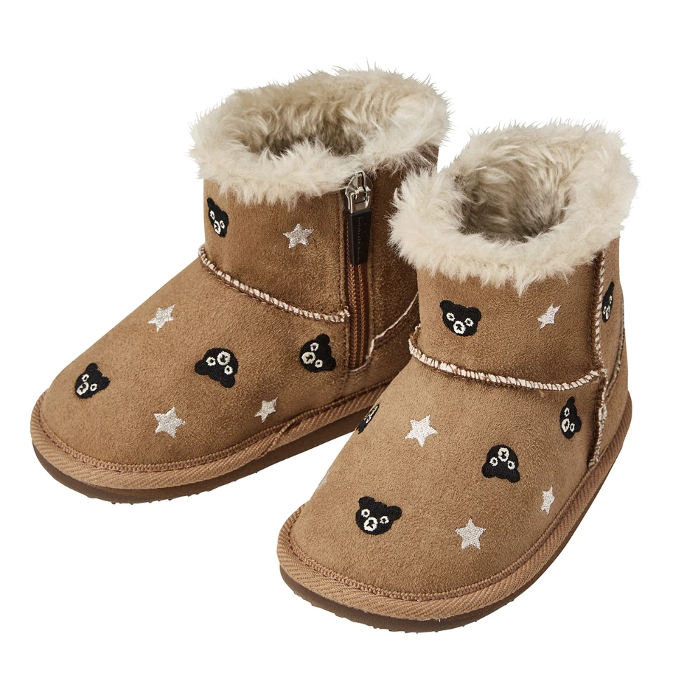 橙橙家MH秋冬 一段 二段魔术贴学步鞋 加绒 棉鞋男女宝宝保暖童鞋