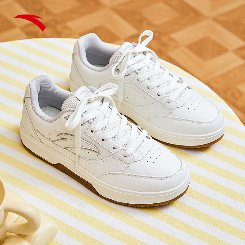 安踏BASIC丨秋季新款女板鞋经典百搭厚底增高休闲鞋女122438012