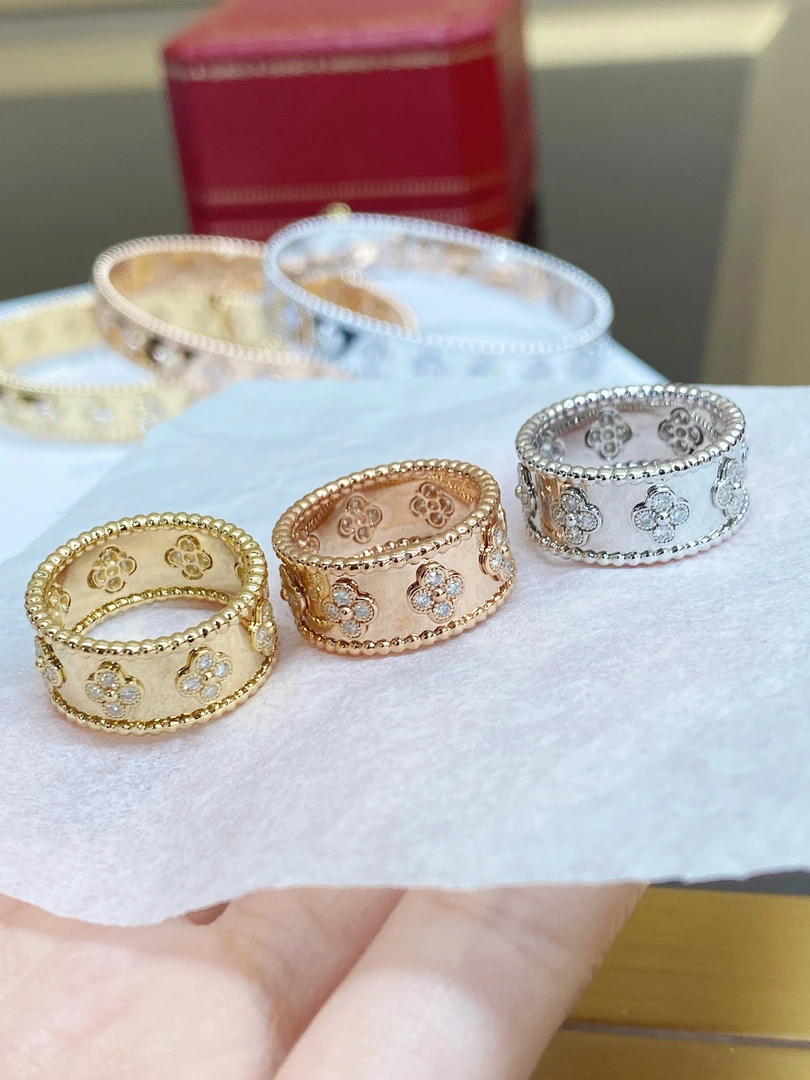【万小姐】18K金宽版万花筒戒指(多样性发其一)