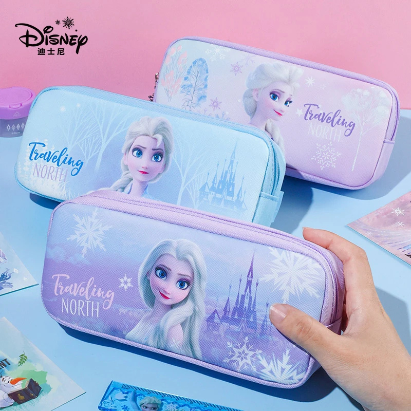 Disney/迪士尼冰雪奇缘笔袋小学生一年级2023年新女孩可爱高颜值