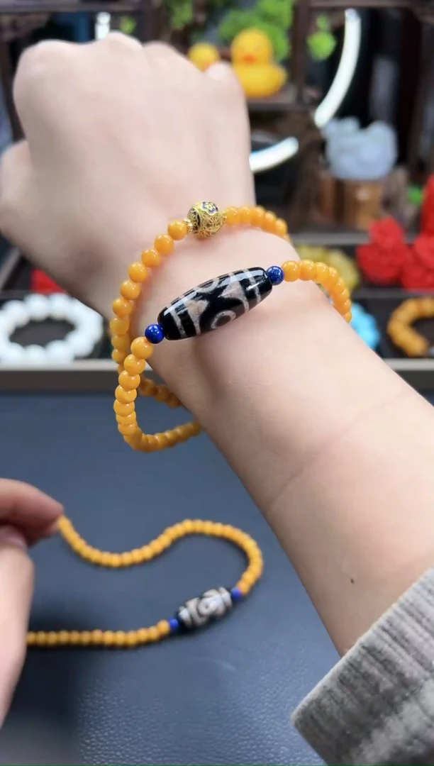 【闪购商品】琥珀手链未镶嵌 B4117 多样性一件发货