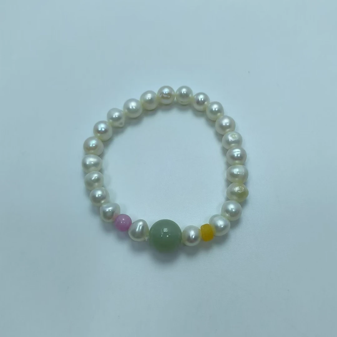 珍珠和田单株8-手串 B5650 多样性发货一件发货 百搭时尚素款珠宝