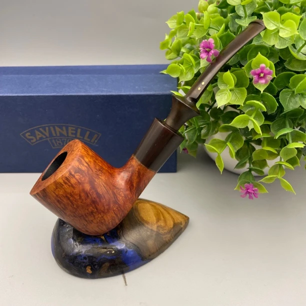 意大利-莎芬60年代之前生产的两点金系列的韵味十足手工烟斗烟具