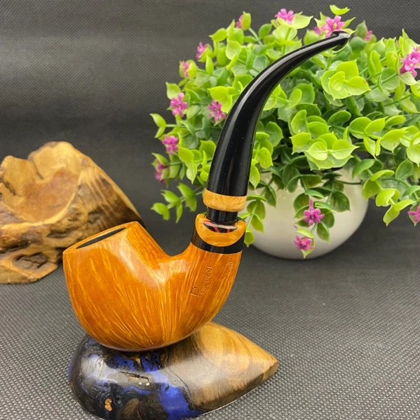 意大利帕斯库p3彩圈福尔摩斯弯手工艺品烟斗烟具