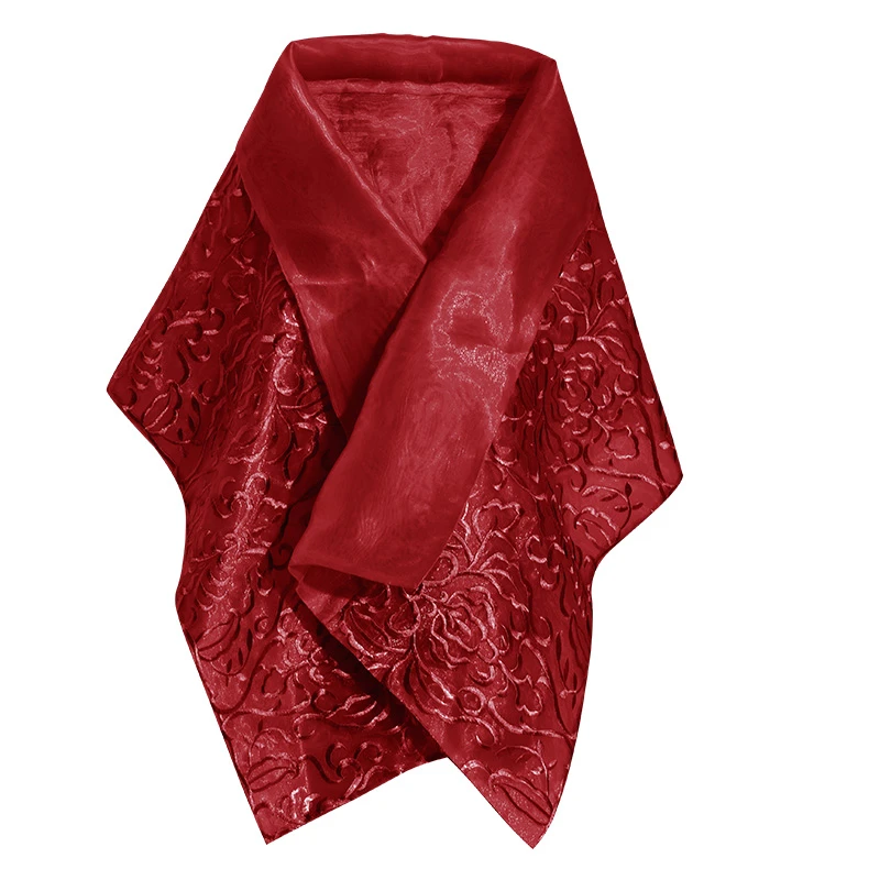 宫格丽2025年新款礼服搭配高端大披肩外套外搭女丝巾围巾百搭