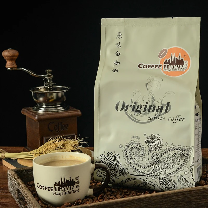马来西亚原装进口咖啡城原味白咖啡375g脱脂奶粉调配马来西亚咖啡