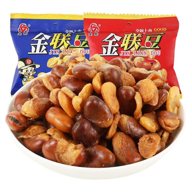 金联豆蚕豆*包怪味豆胡香酥小吃蚕豆坚果炒货兰花豆休闲零食