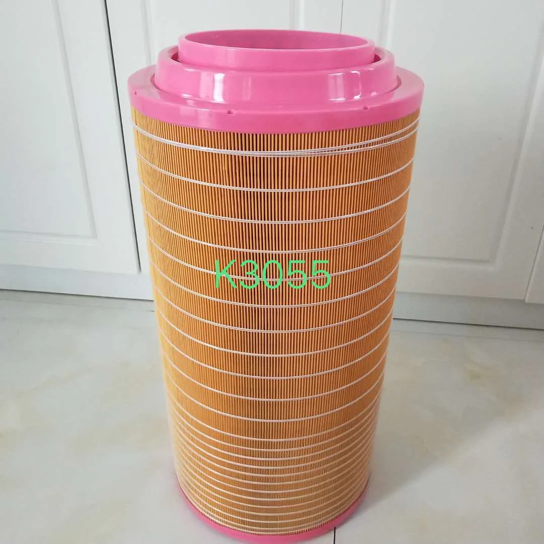 K2955PU2956空滤750螺杆机空压机滤清器风机气泵3055空气滤芯3056