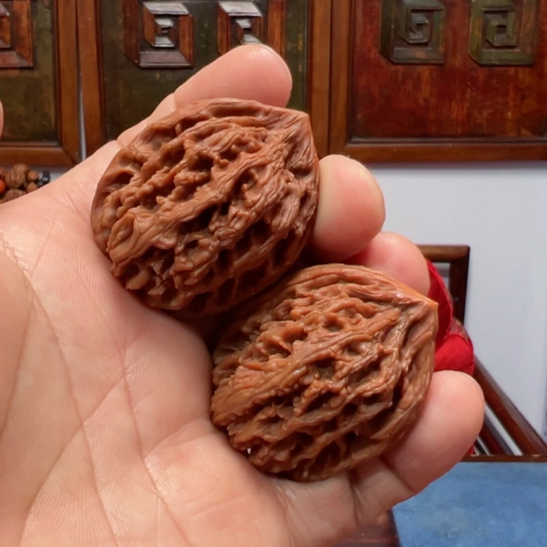 【闪购商品】文玩核桃把件九龙筋狮子头38