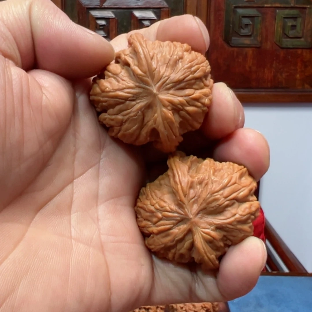 【闪购商品】文玩核桃把件✎***?磨盘42