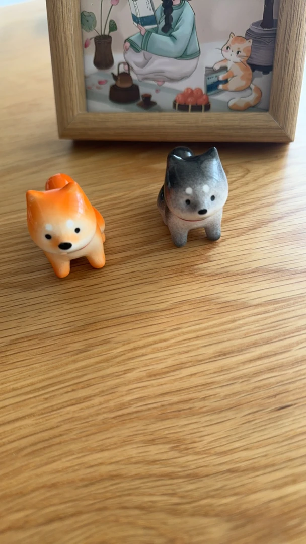 景德镇陶瓷陶艺创意可爱桌面卡通治愈创意摆件装饰品家居小物件