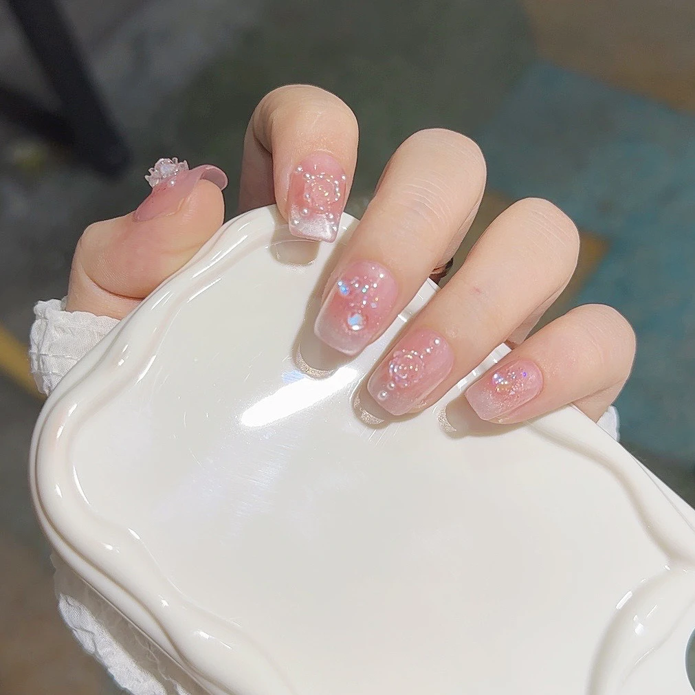 【繁花】纯手工 轻奢设计纯手工穿戴甲夏日