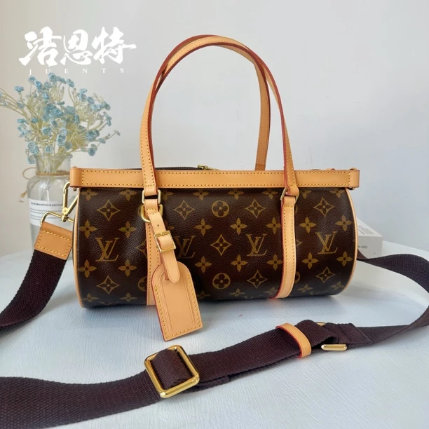 90新 LouisVuitton/路易威登 中古lv巴比龙圆筒包26cm/30cm/换皮