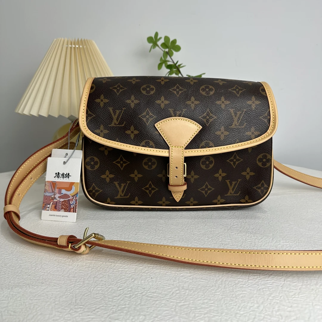 95新 LouisVuitton/路易威登 lv中古法棍邮差斜挎包复古/换皮