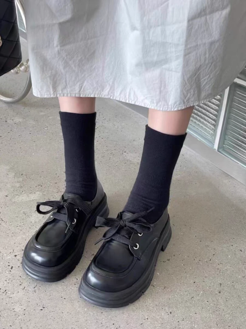 诗涵家 软底软皮乐福鞋82801