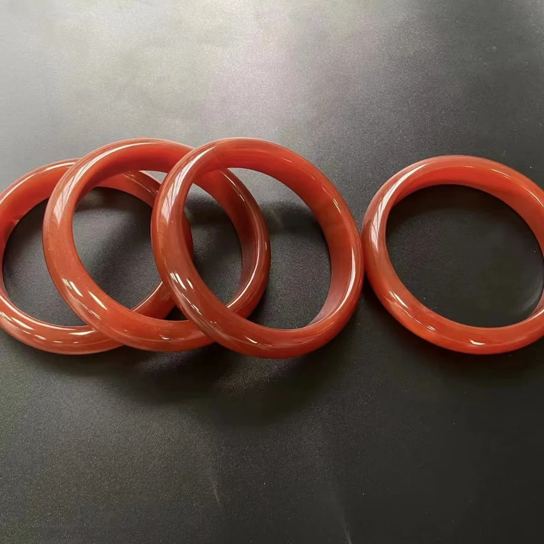 红玛瑙常规玉手镯正品马达加斯加手镯多样性拍一发一