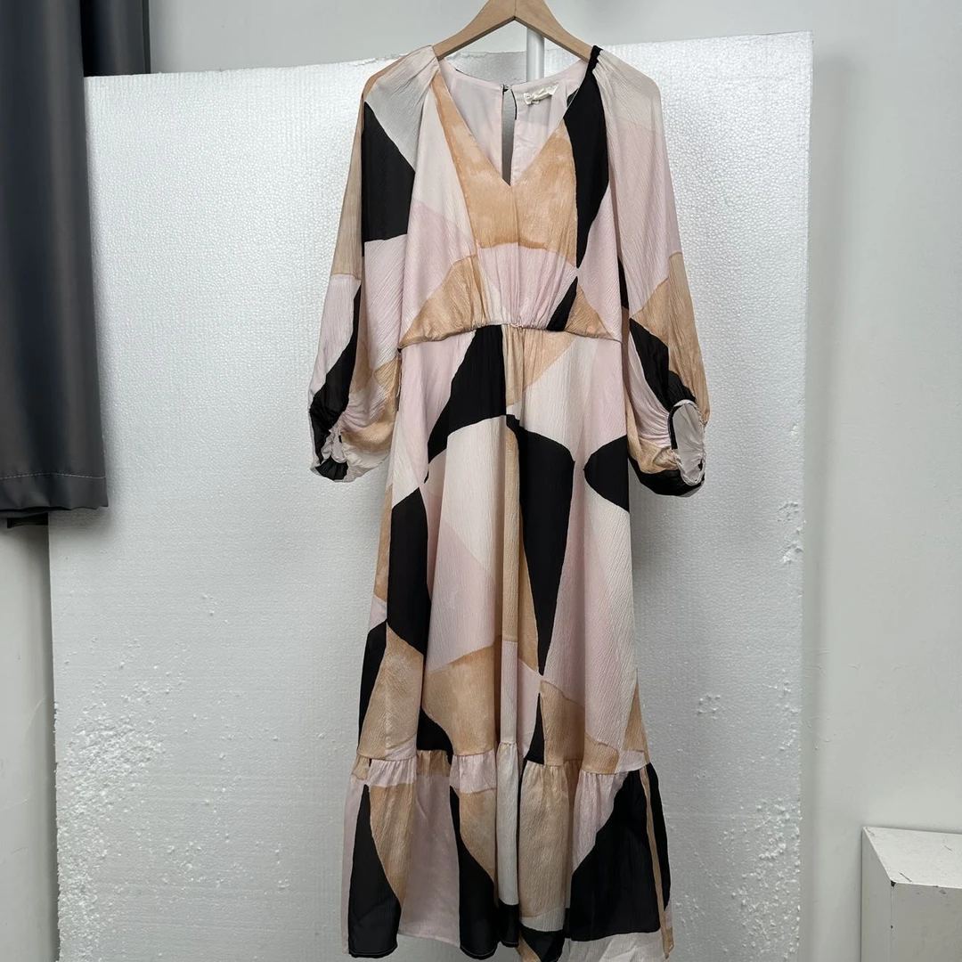 6039轻奢女装连衣裙女装休闲吊带连衣裙夏季百搭裙显瘦时尚长裙