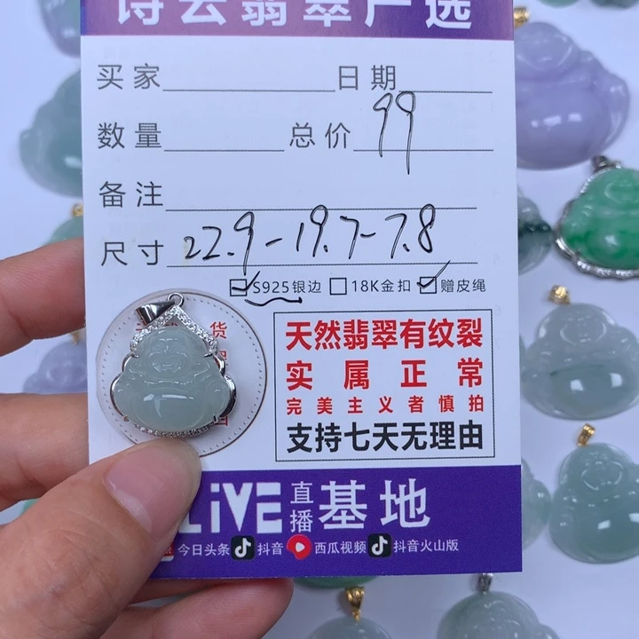 翡翠颈饰未镶嵌天