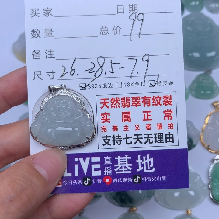 翡翠颈饰未镶嵌天
