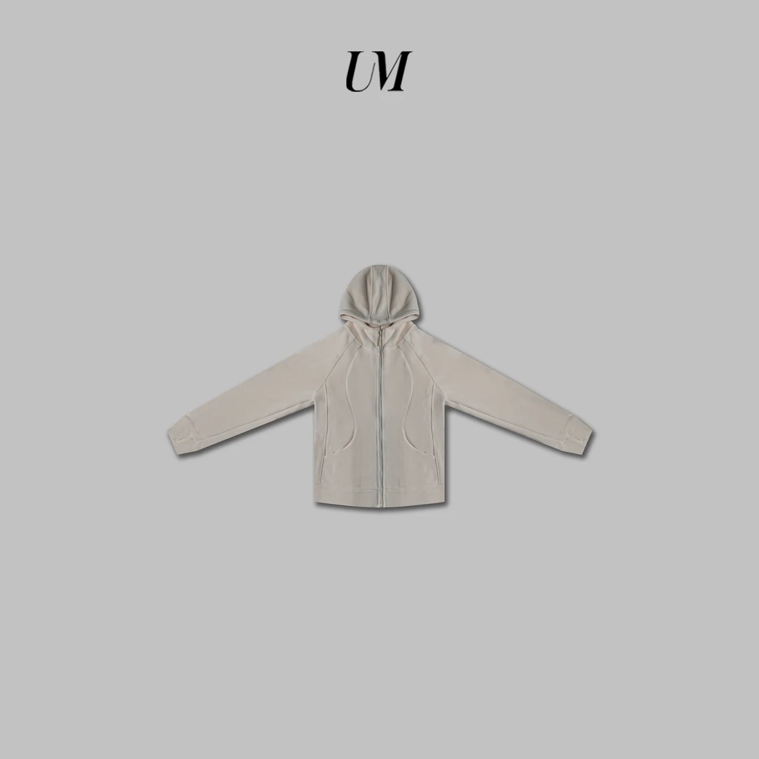 【U.M】热绒衣保暖显瘦休闲连帽拉链外套