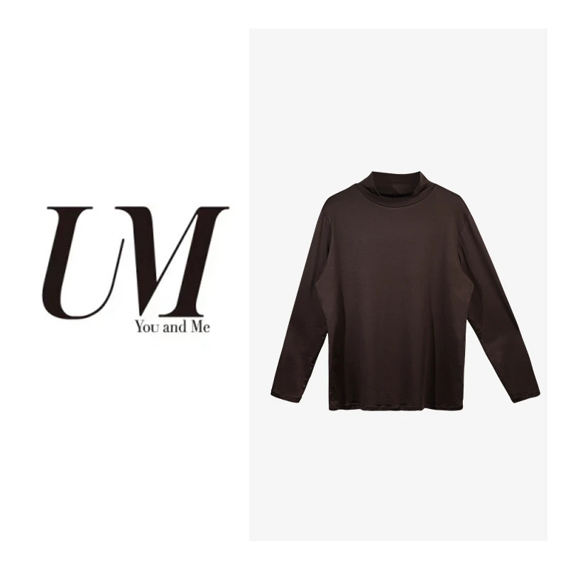 【U.M】立领人品T男士升级版两件装玻尿酸长袖