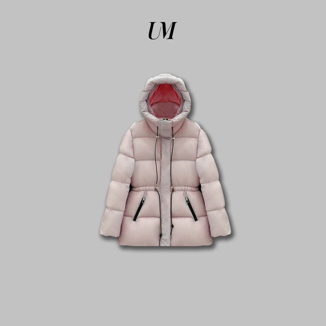 【U.M】摩登羽绒连帽收腰羽绒服
