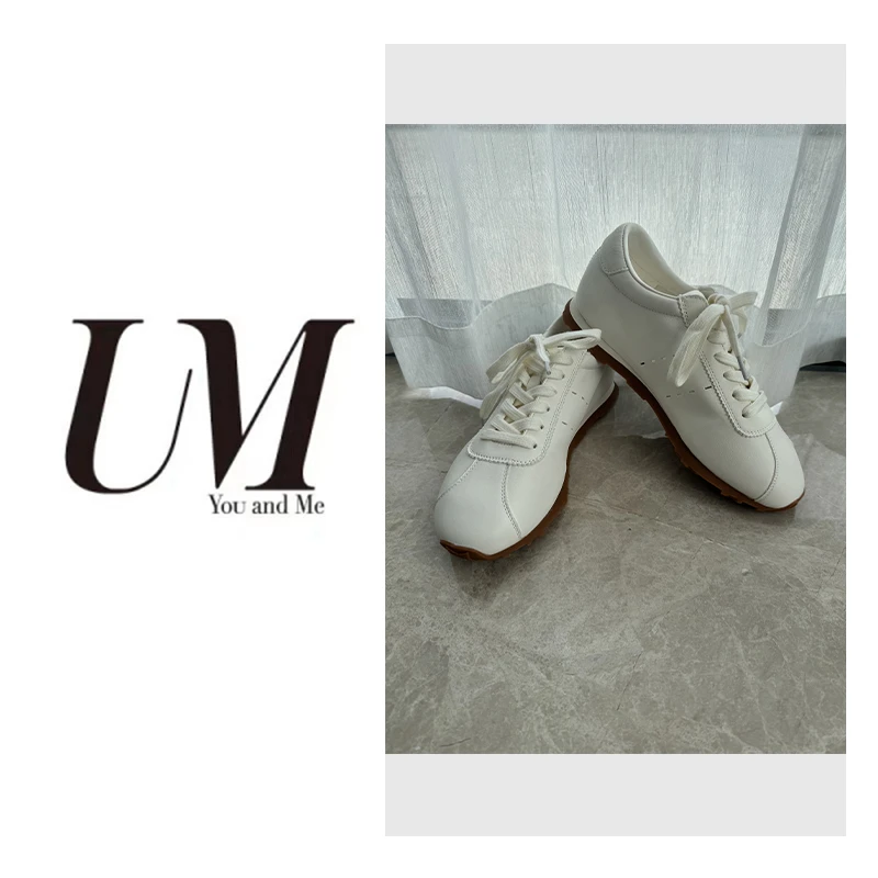 【U.M】透气软底百搭牛皮小白鞋