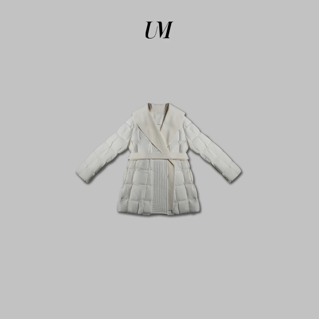 【U.M】女士轻奢拼接鹅绒服603035G